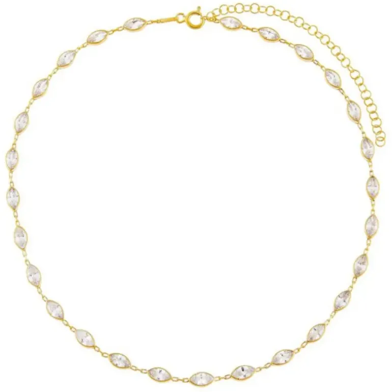 LAUREN P. - CHOKER PIETRE TAGLIO NAVETTE