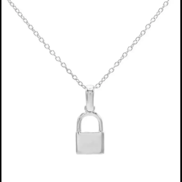 LAUREN P. COLLANA MINI LUCCHETTO