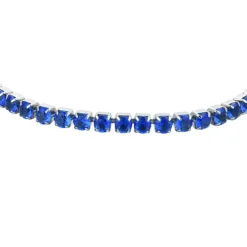 Luca Barra - BRACCIALE TENNIS DONNA CRISTALLI BLU
