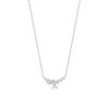 Luca Barra - COLLANA DONNA IN ACCIAIO CON STELLA E CRISTALLI BIANCHI