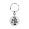 Luca Barra - PORTACHIAVI UOMO IN ACCIAIO PAPA' MIGLIORE AL MONDO