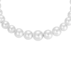 Luca Barra - Bracciale di perle bianche