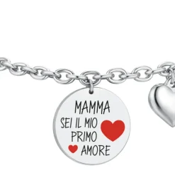Luca Barra - BRACCIALE DONNA IN ACCIAIO MAMMA