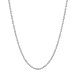 Luca Barra - Collana perle grigie