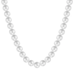 Luca Barra - Collana perle bianche