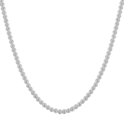 Luca Barra - Collana perle grigie