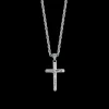 Luca Barra - COLLANA UOMO IN ACCIAIO CON CROCIFISSO
