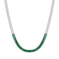 Luca Barra - Collana zirconi verdi