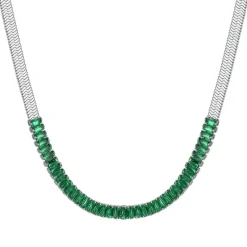 Luca Barra - Collana zirconi verdi