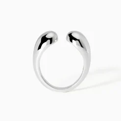 Mabina - Anello chunky aperto in argento Buonumore