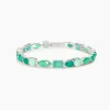 Mabina - Bracciale con fusion stone glass verde SANTORINI