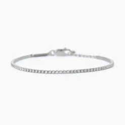 Mabina - Bracciale uomo tennis bianco MINI TENNIS