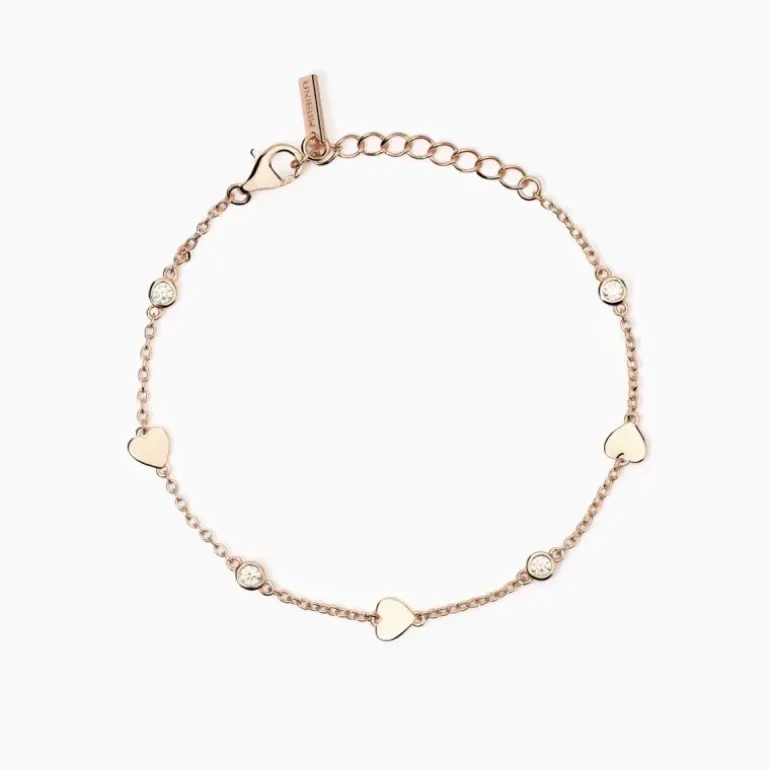 Mabina - Bracciale con cuori e zirconi SKY LOVE