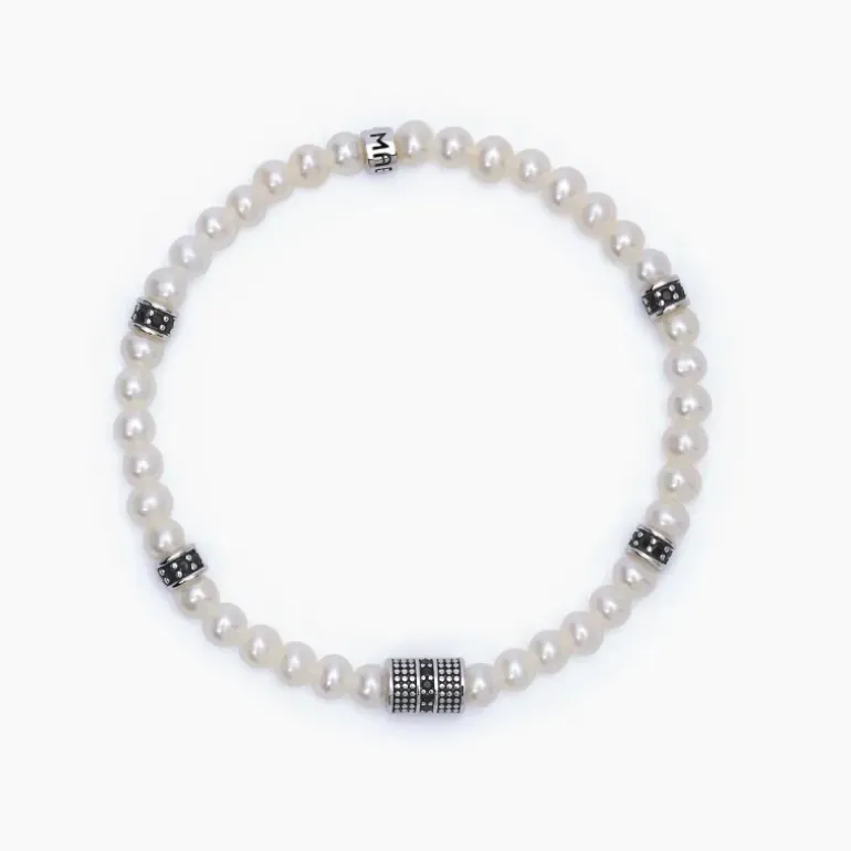 MABINA - Bracciale con perle coltivate GIOVANE RIBELLE