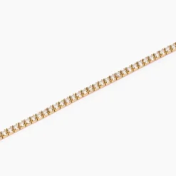 Mabina Bracciale tennis placcato oro con zirconi MINI TENNIS