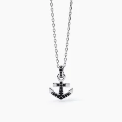 Mabina - Collana in argento con rosa dei venti JOURNEY