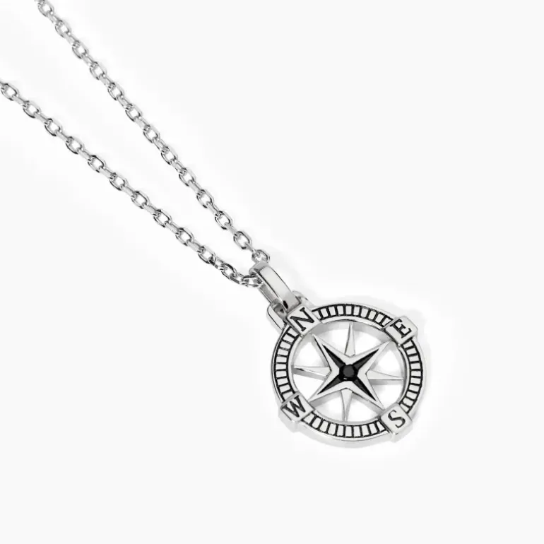 Mabina - Collana uomo con rosa dei venti Journey