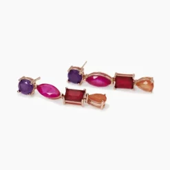 MABINA - Orecchini pendenti con fusion stone SANTORINI