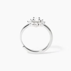 Mabina - Anello con fiore in zirconi EDEN