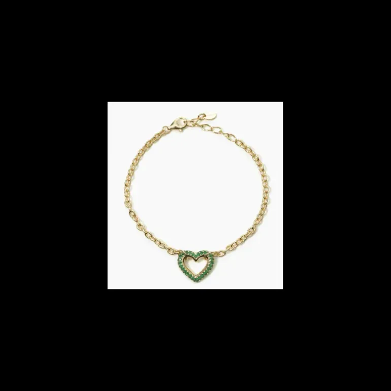 Mabina - Bracciale Argento Dorato con Cuore