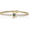 Mabina - Bracciale tennis dorato Starlet