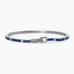 Mabina Bracciale tennis blu TENNIS CLUB
