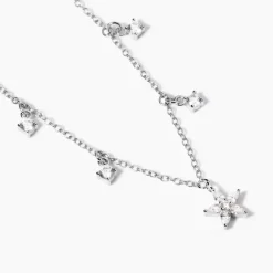 Mabina - Collana Girocollo in argento con ciondolo fiore INCANTESIMO