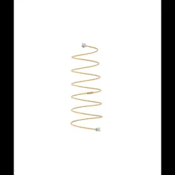 Magic Wire - Anello spirale giallo diamanti SILENZIO