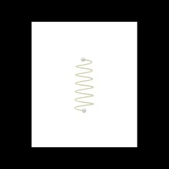 Magic Wire - Anello spirale perle NEVE