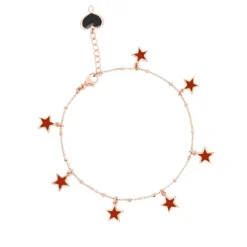 MAMAN ET SOPHIE - BRACCIALE CON STELLE BORDEAUX