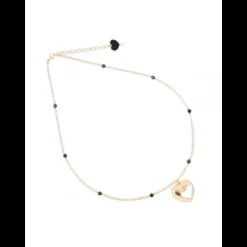 MAMAN ET SOPHIE - COLLANA GIROCOLLO CON CUORE BORBONICO E SPINELLI