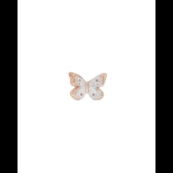 MAMAN ET SOPHIE - ORECCHINO LOBO FARFALLA BIANCA