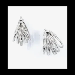 Marcello Pane - Orecchini Multifilo con Zirconi