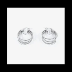 Marcello Pane - Orecchini Multifilo con Zirconi