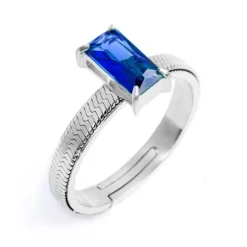 Marlù Anello con zircone baguette