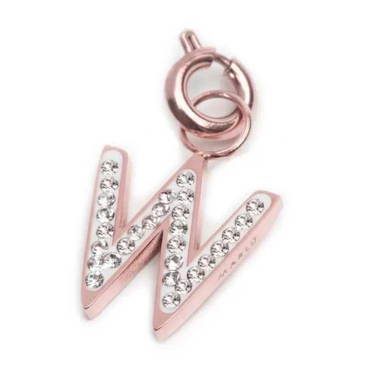 Marlù CIONDOLO lettera W con cristalli