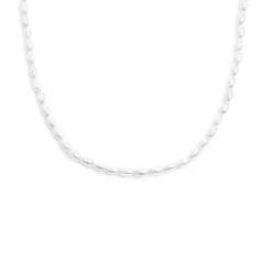 Marlù Collana catena con perle ovali