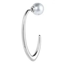 Marlù Orecchino a lobo ovale con chiusura perla