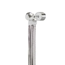 Marlù Orecchino pendente con catene snake quadrate