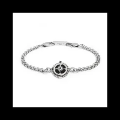 Marlù - BRACCIALE CON DOPPIA CATENA ROSA VENTI