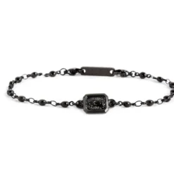 Marlù - BRACCIALE RETTANGOLARE MEDAGLIA MADONNA