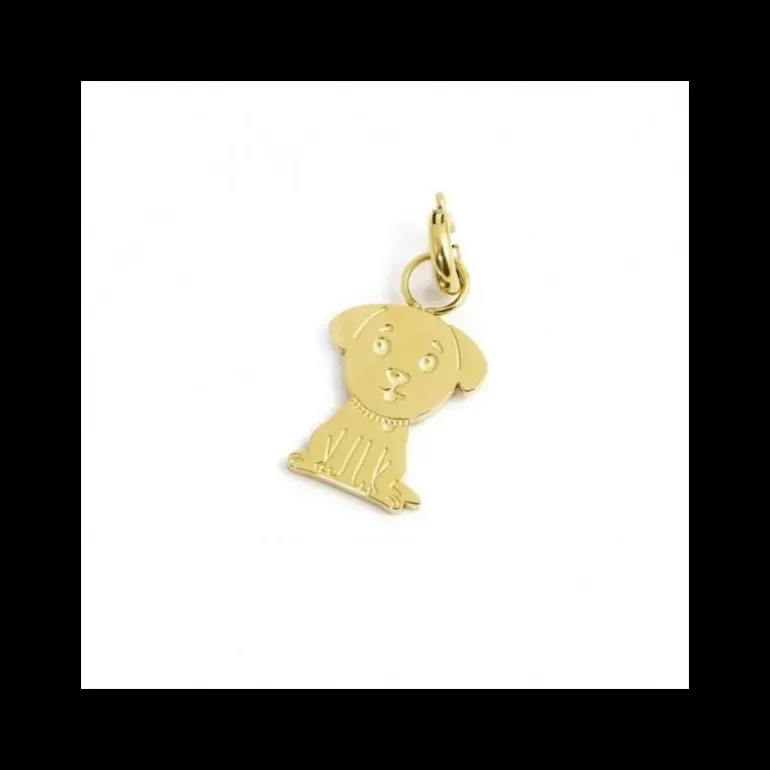 Marlù - CIONDOLO CANE PVD ORO