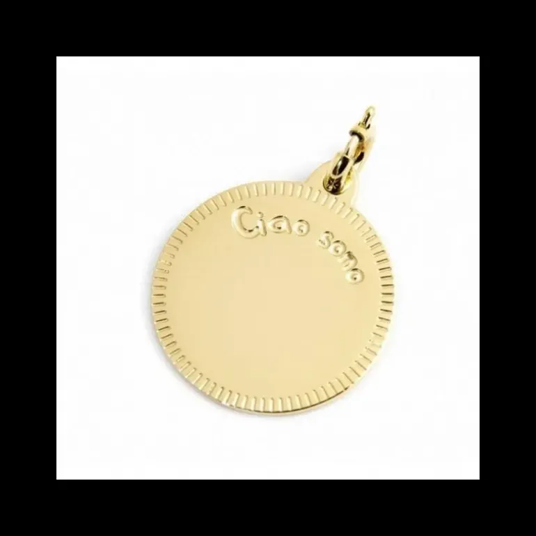 Marlù - CIONDOLO DA INCISIONE PER PELOSETTI PVD ORO