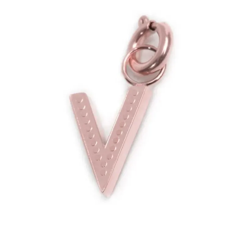 Marlù CIONDOLO lettera V con cristalli