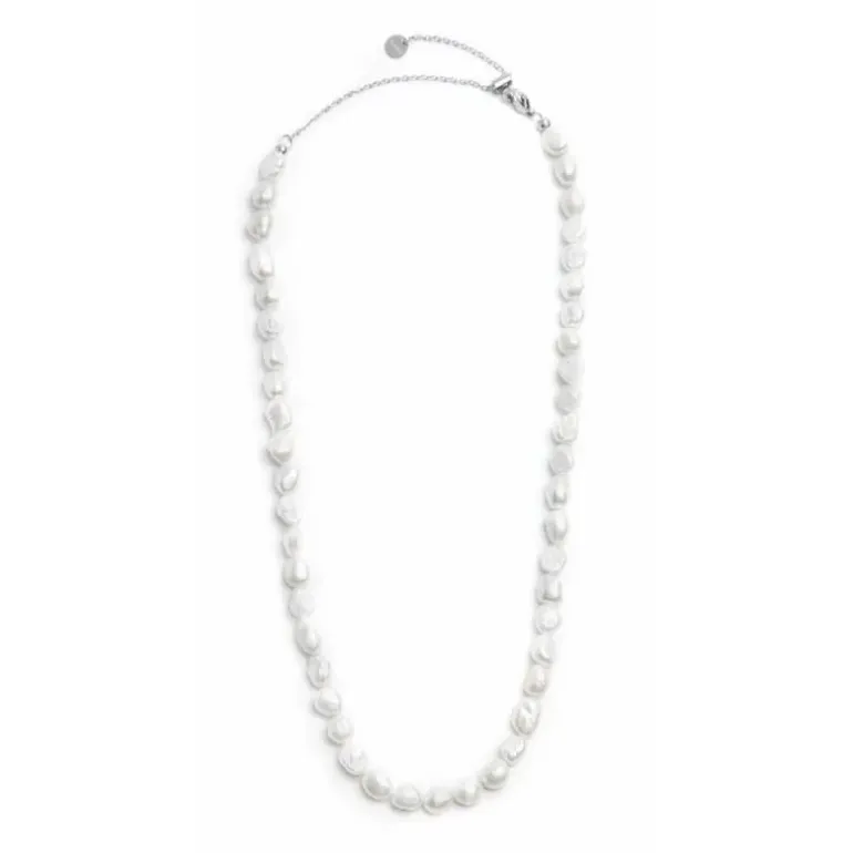 Marlù - Collana con perle di fiume masticate