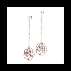 Marlù - Orecchini rosa pendente con perline