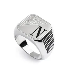 Marlù Piastrina quadrata con lettera changy