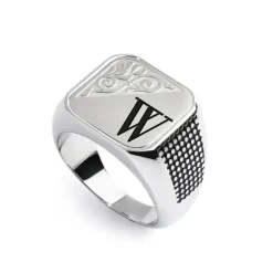 Marlù Piastrina quadrata con lettera changy