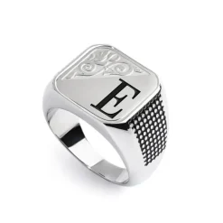 Marlù Piastrina quadrata con lettera changy