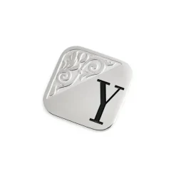 Marlù Piastrina quadrata con lettera changy